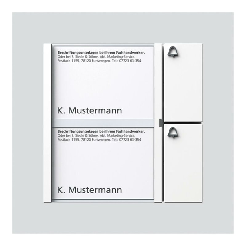 Siedle&Söhne Bus-Tasten-Modul weiss BTM 650-02 W