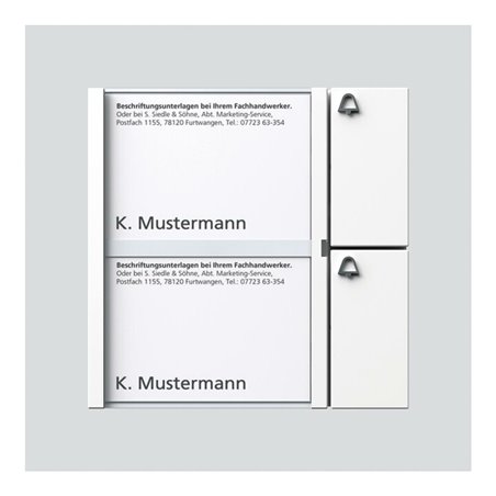 Siedle&Söhne Bus-Tasten-Modul weiss BTM 650-02 W