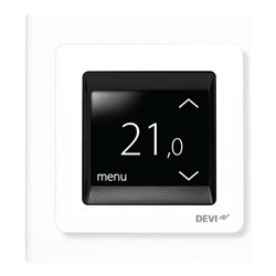 Devi UP-Uhrenthermostat 16A 230V devireg Touch m.Rahm