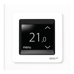 Devi UP-Uhrenthermostat 16A 230V devireg Touch m.Rahm