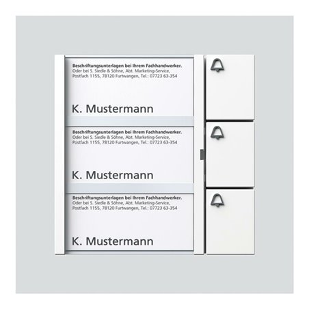 Siedle&Söhne Bus-Tasten-Modul weiss BTM 650-03 W