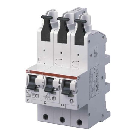 ABB Stotz S&J Hauptsicherungsautomat o.Schienenadapter S751/3-E63