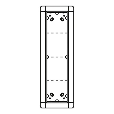 Ritto Portier UP-Rahmen si 4-fach, 141x431mm 1881420