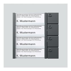 Siedle&Söhne Bus-Tasten-Modul dgr/gli BTM 650-04 DG