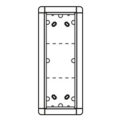Ritto Portier AP-Rahmen si 3-fach, 133x326mm 1883320