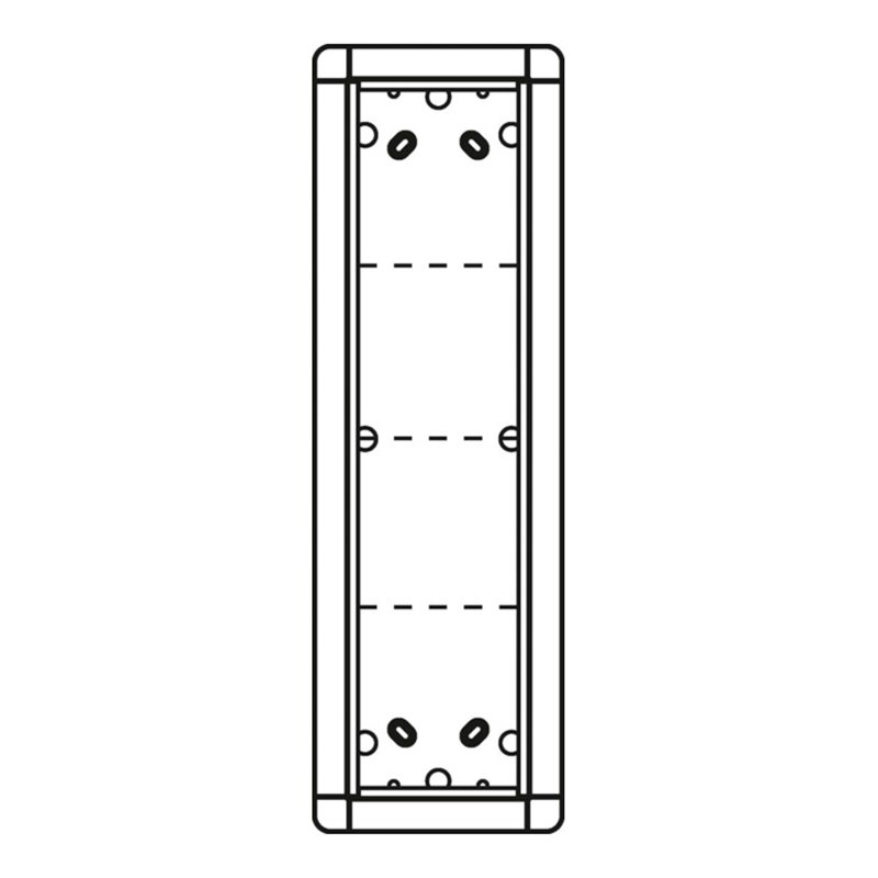 Ritto Portier AP-Rahmen ws 4-fach, 133x423mm 1883470