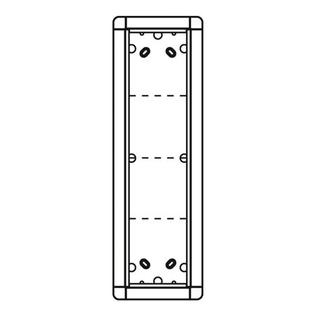 Ritto Portier AP-Rahmen ws 4-fach, 133x423mm 1883470