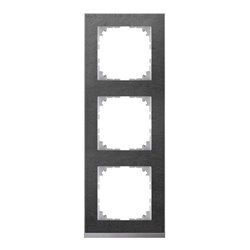 Merten Decor-Rahmen 3-fach Schiefer/aluminium MEG4030-3669