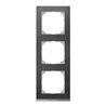 Merten Decor-Rahmen 3-fach Schiefer/aluminium MEG4030-3669