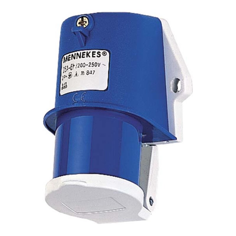 Mennekes Wandstecker TA 16A,3p,6h,230V,IP44 847