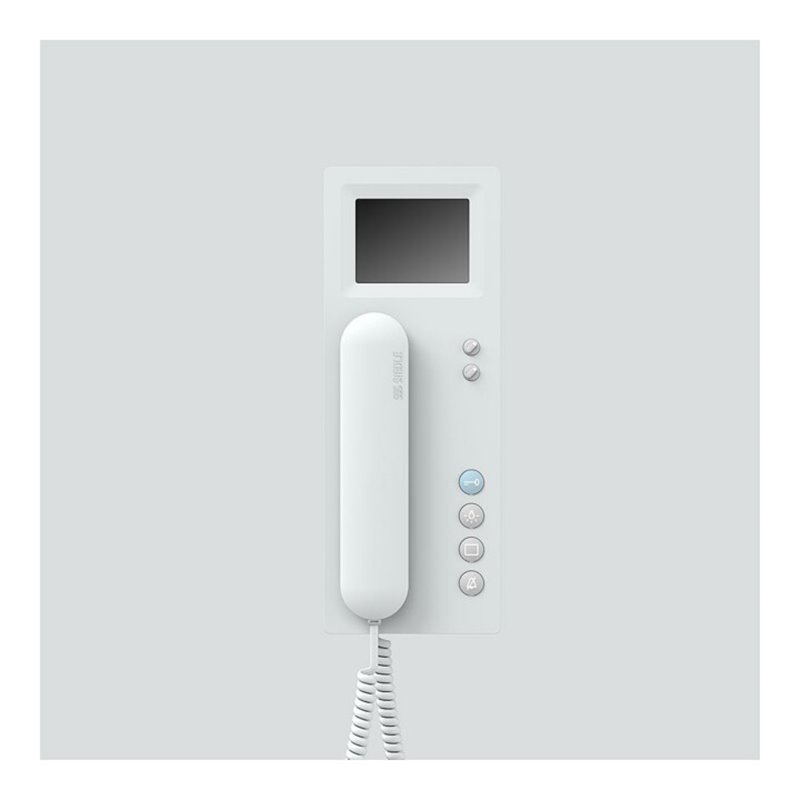 Siedle&Söhne Bus-Telefon Standard weiss m.Farbmonitor BTSV 850-03 W