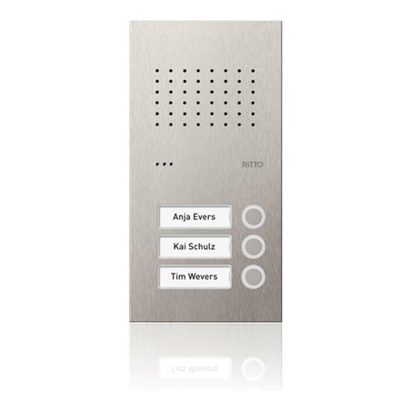 Ritto Türstation Pur Edelstahl Acero Audio, 3WE RGE1810325