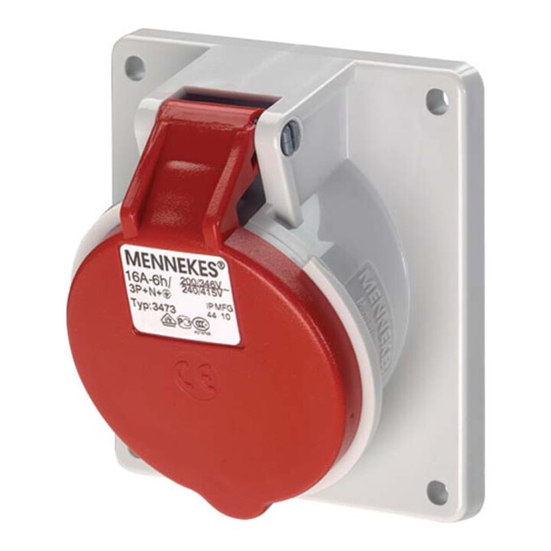 Mennekes Anbaudose TwinContact 16A,5p,6h,400V,IP44 3473