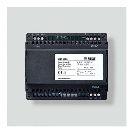 Siedle&Söhne Access Netzgerät 100-240VAC schwarz ANG 600-0