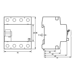Doepke FI-Schalter DFS4 040-4/0,03-B+