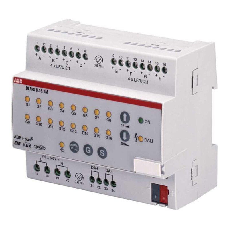 ABB Stotz S&J DALI Lichtregler 8-fach REG DLR/S8.16.1M