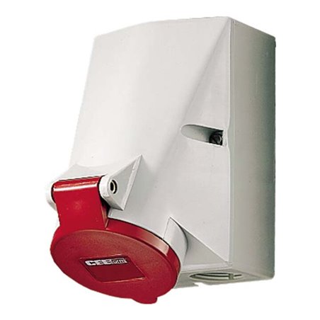 Mennekes Wanddose HW/VN 16A,7p,6h,400V,IP44 734