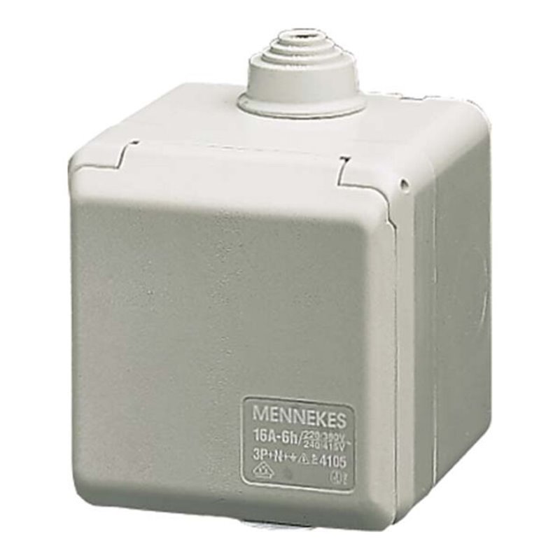 Mennekes Wanddose Cepex 16A,5p,6h,400V,IP44 4105