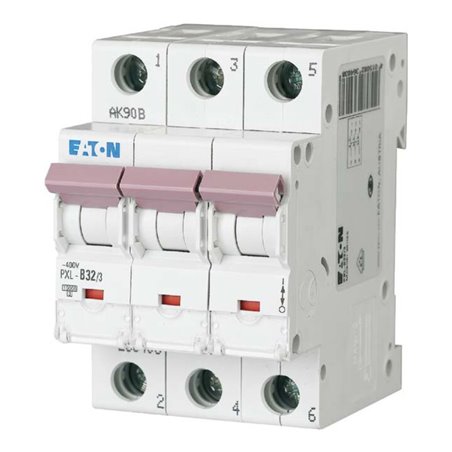 Eaton LS-Schalter m.Beschrift. C 32A, 3p PXL-C32/3