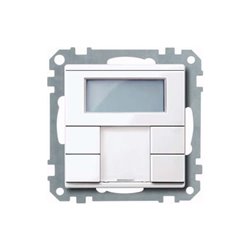 Merten Taster 2f.aws/gl mit RT-Regler MEG6212-0325