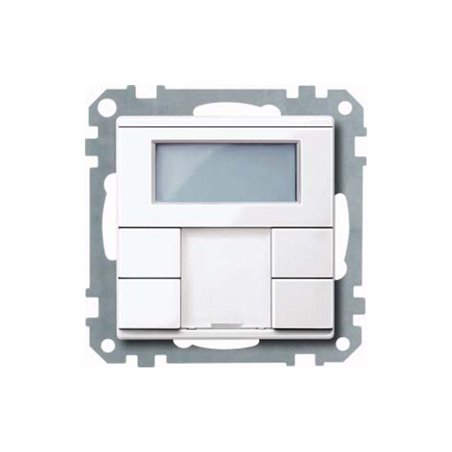 Merten Taster 2f.aws/gl mit RT-Regler MEG6212-0325