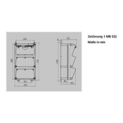 Mennekes Steckdosen-Kombination AMAXX 930003