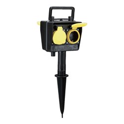 Bachmann Gartensteckdose 2,00m sw 394.182