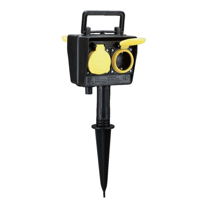 Bachmann Gartensteckdose 2,00m sw 394.182