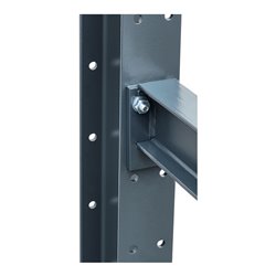 STIER Kragarmregal schraubbar doppelseitig mit 5 Ebenen HxT 2550x800 mm