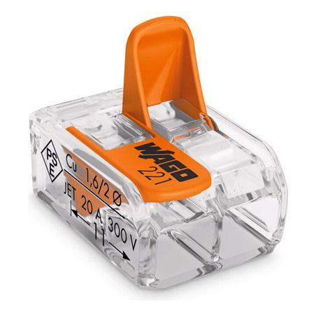 WAGO GmbH& Co. KG Compact-Verbindungsklemme 2-Leiter bis 4qmm 221-412