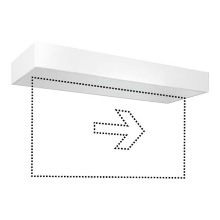ESYLUX LED-Notleuchte ws 3h, f.AP-/Deckenmon. SLXELLEDEN10077371