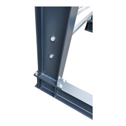 STIER Kragarmregal schraubbar doppelseitig mit 5 Ebenen HxT 2550x800 mm