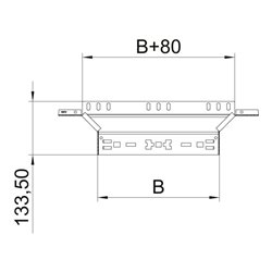 OBO Bettermann Vertr Anbau-Abzweigstück 60x300mm RAAM 630 FS