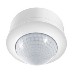 ESYLUX Decken-Präsenzmelder ws EB, 360 Grad, 24m PD-C360i/24DUOplusSM