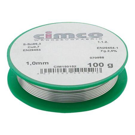 Cimco Elektroniklot bleifrei 1,0mm/250g 150154