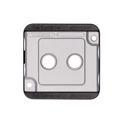 Merten Zentralplatte mat/si für Antennendose 294660