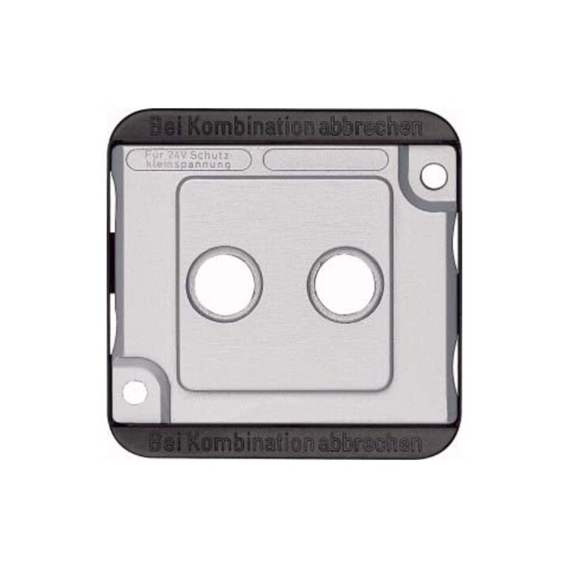 Merten Zentralplatte mat/si für Antennendose 294660