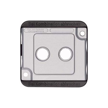 Merten Zentralplatte mat/si für Antennendose 294660