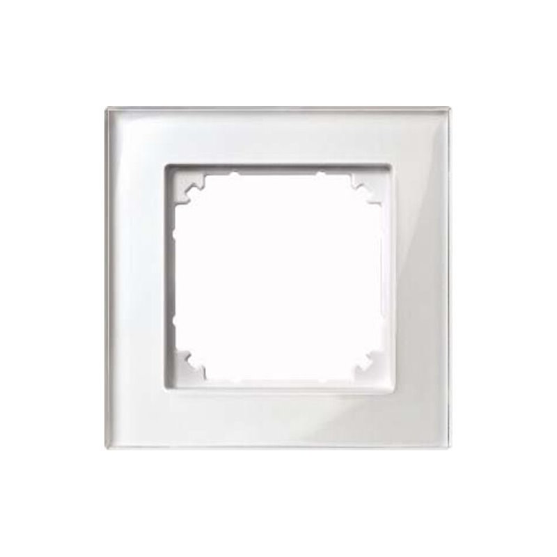 Merten Rahmen Glas 1f.bril/ws 489119