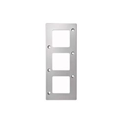 Merten Rahmen 3f.matt/si senkrecht 480360
