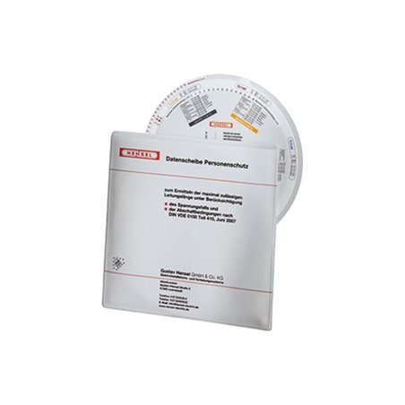 Hensel Datenscheibe Personenschutz f.CU 4012591775010
