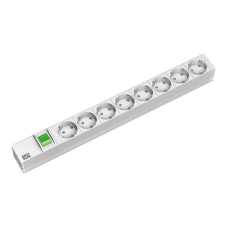 Bachmann 19Zoll Steckdosenleiste 8f 1HE 8xSchutz.1xScha. 333.400