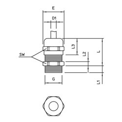 OBO Bettermann Vertr Ms-Verschraubung M50 V-TEC VM50 MS