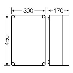 Hensel Leergehäuse 275x425x146mm Mi 0300