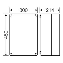 Hensel Leergehäuse 275x425x191mm Mi 0311