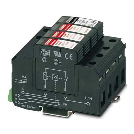 Phoenix Contact Überspannungsableiter 230VAC 3+1-Schaltung VAL-MS 230/3+1