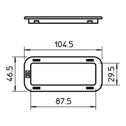 OBO Bettermann Vertr Kabelschutzring f.IKS Seitenlochung KSR-DR 920 PE