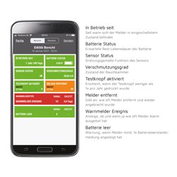Ei Electronics Rauchwarnmelder m.APP Abfrage +Batt. Ei650iC-3XD