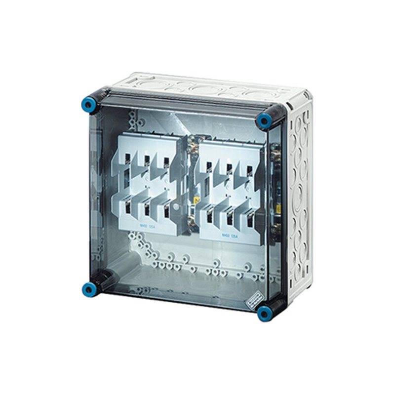 Hensel Sicherungsgehäuse 2xNH00 3p. 125A+PE+N Mi 4250