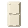 Elso UP-Steckdose 2-fach IP44 reinweiß 225414